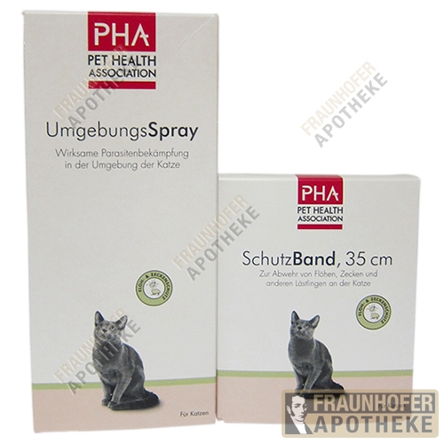Bild 1 von PHA-Paket 7: Zeckenschutz Halsband Katze + Umgebungsspray 250ml