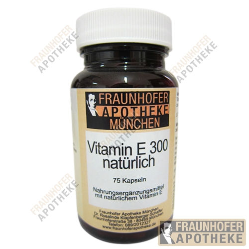 Bild 1 von Fraunhofers Vitamin E 370 natürlich Kapseln 75 St